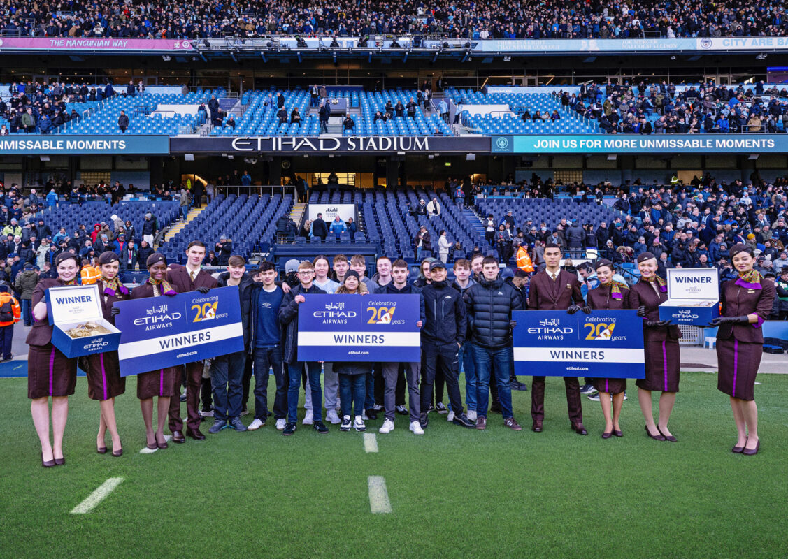 Etihad Airways gives Man City fans once in a lifetime trip to celebrate 20th anniversary